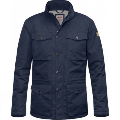 Chaqueta Invierno Fjallraven Räven Hombre - Azul Marino - Chile LZV465830